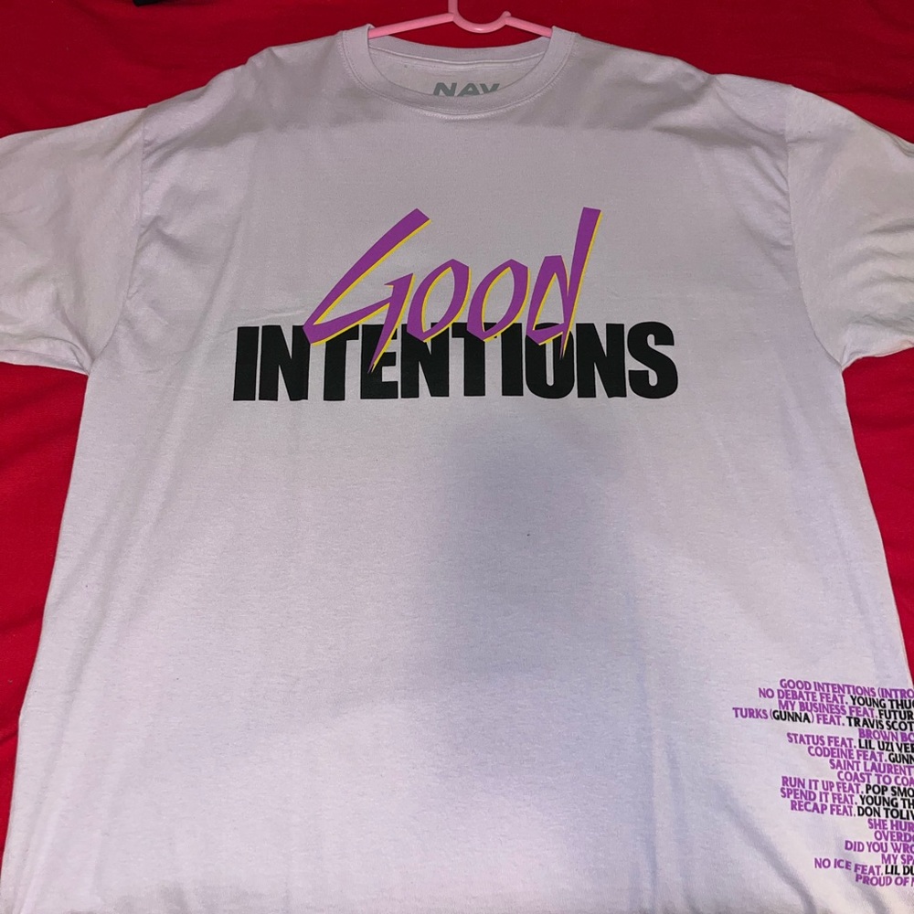 VLONE NAV GOOD INTENTIONS TEE
